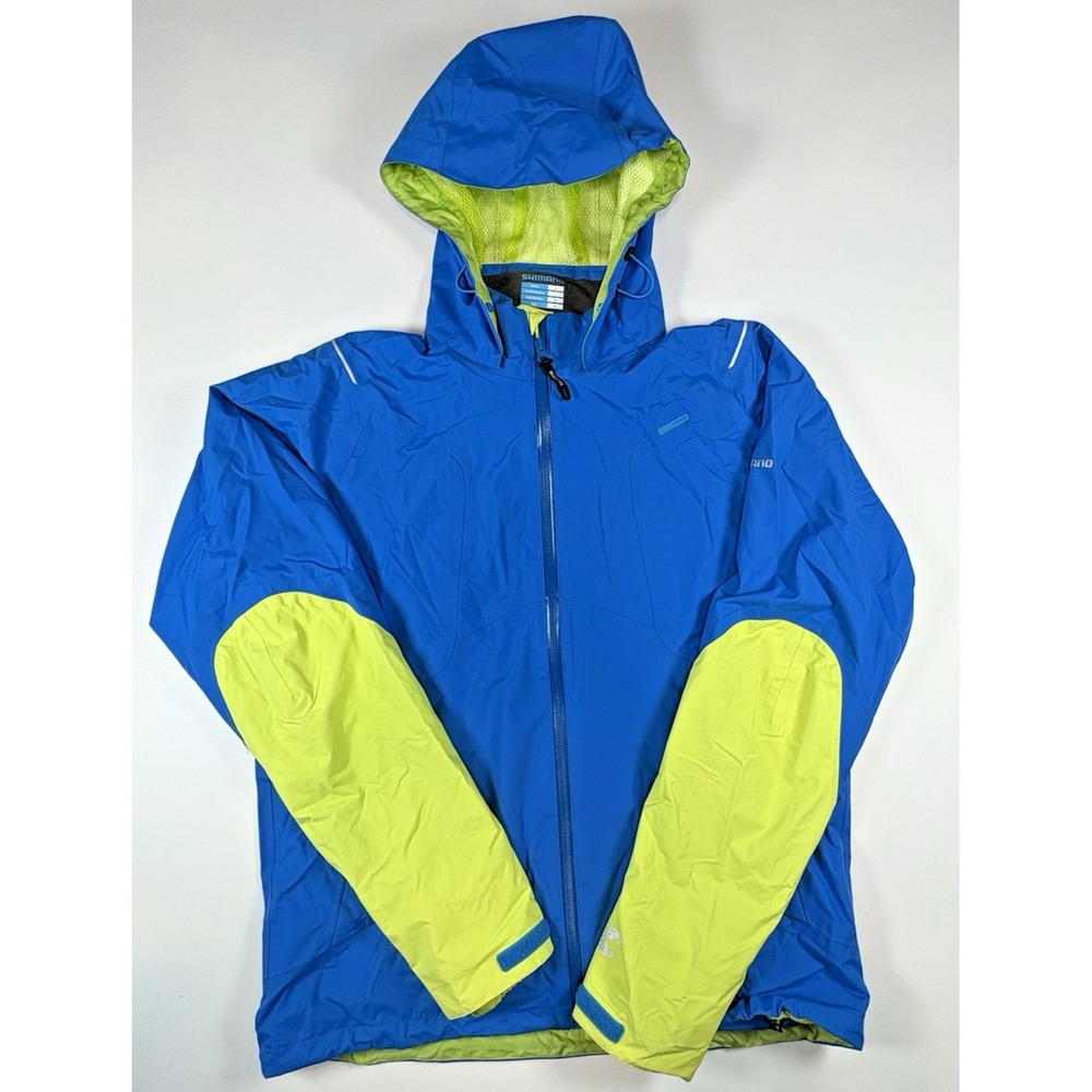 Shimano Storm waterproof cycling rain jacket Mens Sz L